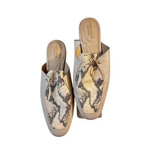 Cole Haan Ryan Mule In Pumice Stone Leather 9.5B